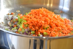 carrots in pan 1