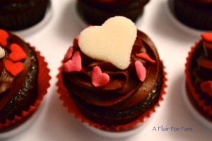 Valentine cupcake