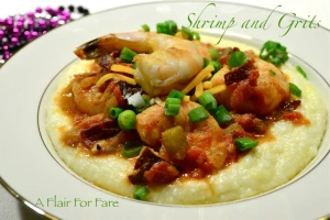 Shrimp and grits 1