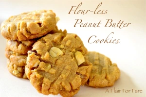 Flourless peanut butter cookies 3
