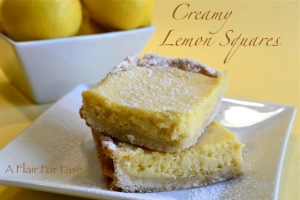 Creamy Lemon squares
