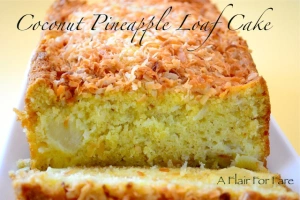 Coconut Pineapple Loaf Cake