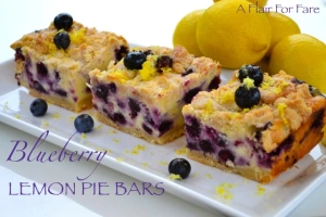 Lemon Blueberry Pie Bars