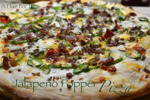Jalapeno popper pizza