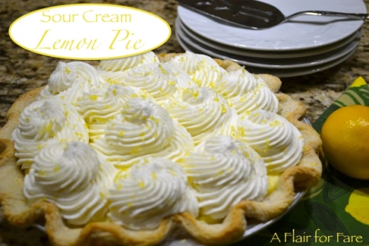 Sour Cream Lemon Pie