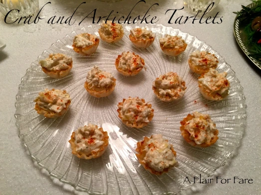 Crab and Artichoke Tartlets1