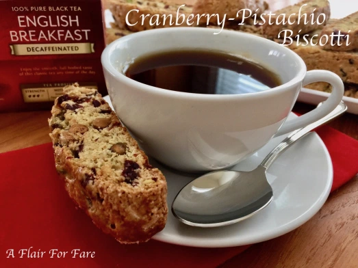 Cranberry-Pistachio Biscotti